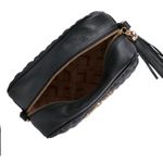 BOLSA VIENA BOX PRETA MEDIA ALÇA DE COURO