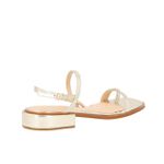 SANDALIA TIRAS DEDO LB - OURO LIGHT