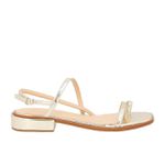 SANDALIA TIRAS DEDO LB - OURO LIGHT