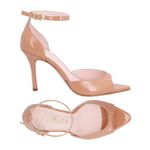 SANDALIA SALTO BLUSH VERNIZ