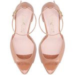 SANDALIA SALTO BLUSH VERNIZ