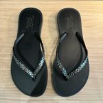 CHINELO VJ STRASS RETANGULO - PRETO