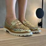 LOAFER LEASER OURO CLARO VIRA NATURAL