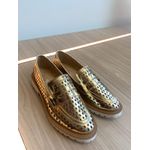 LOAFER LEASER OURO CLARO VIRA NATURAL
