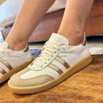 TENIS SAMBA BRANCO/ OURO LIGHT