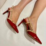 CHANEL VALENTINO VERNIZ VERMELHO