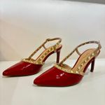 CHANEL VALENTINO VERNIZ VERMELHO