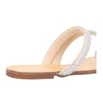 RASTEIRA CABEDAL CRISTAL BEGE