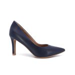 SCARPIN BICO FINO AZUL MARINHO
