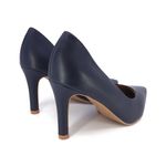 SCARPIN BICO FINO AZUL MARINHO