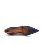 SCARPIN BICO FINO AZUL MARINHO