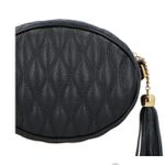 BOLSA REDONDA MATELASSE - PRETA