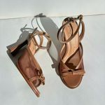 SANDALIA SALTO BLUSH TELA