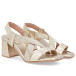 SANDALIA ELASTICO OURO LIGHT