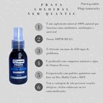 Kit com 1 Prata coloidal New Quantic Frequenciada em spray 60 ml + 1 Prata coloidal New Quantic Frequenciada com conta gotas 60ml