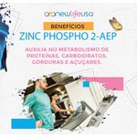 5 Frascos de Zinc Phospho 2- AEP OroNewLife - Suplemento Alimentar de vitaminas e minerais