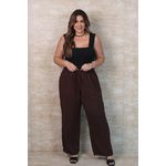 Calça Julia Basic Brown