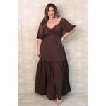 Vestido Sofia Basic Brown