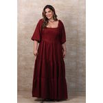 Vestido Gardênia Wine