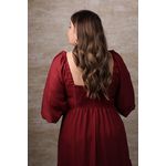 Vestido Gardênia Wine