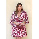 Vestido Gioflor Wine