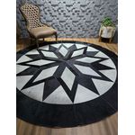 Mandala preta e cinza