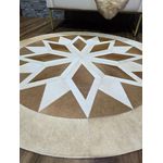 Mandala bege e branca