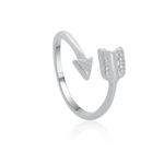 Anel Falange Flecha em Prata 925