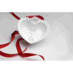 Conjunto Amores em Prata 925 (anel, brinco e corrente com coração fio vazado)