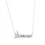Corrente Nome Personalizado em Prata 925