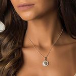 Pingente Medalha Jesus com Pedras Zircônias em Prata 925