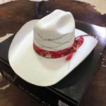 Chapéu Bangora 20x Feminino Lenço Vermelho Marcatto