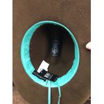 Chapéu Feminino Feltro Premium 30x Country Strass e Bandinha Azul Marcatto