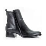 BOTA CASUAL COURO CABRA PRETO