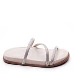 PAPETE LISSA EM COURO OFF WHITE