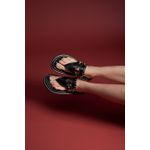 PAPETE DE DEDO COURO PREMIUM PRETO