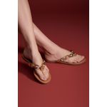 SANDALIA COURO TORINO CHESTNUT