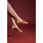 MULE COURO TORINO CHESTNUT