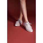 TÊNIS COURO STONADO OFF WHITE 266067 N