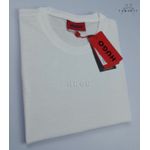 Camiseta Hugo Boss Básica Malha Tanguis Off-White Detlhes Emborrachdo