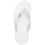 Chinelo Oakley Rest 2.0 BRANCO DETALHE AZUL