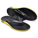 Chinelo Oakley Rest 2.0 PRETO E AMARELO