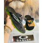 Chinelo Oakley Rest 2.0 PRETO E VERDE