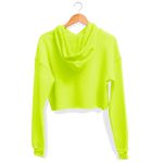 CROPPED CAPUZ VERDE NEON LISO