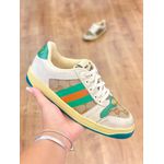 TENIS GUCCI SCREENER BRANCO E VERDE