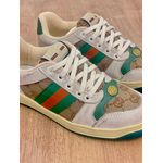 TENIS GUCCI SCREENER BRANCO E VERDE