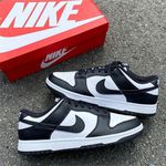 Tenis NK AIR FORCE 1 DUNK LOW WHITE/BLACK 