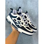 Tenis Louis Vuitton LV Skate Sneaker Branco Marinho