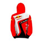 MOLETOM COM CAPUZ RED BULL VERMELHO