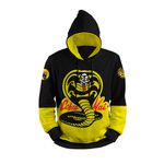 MOLETOM COM CAPUZ COBRA KAI